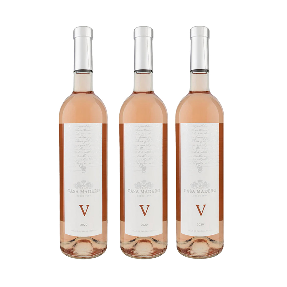 PACK DE 3 VINO ROSADO CASA MADERO V 750ML