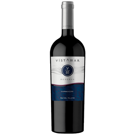 VINO TINTO VISTAMAR RESERVA CARMENERE 750 ML - Vinosylicores.com