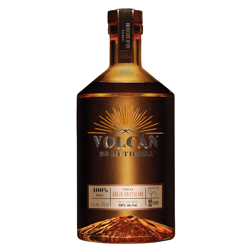 TEQUILA VOLCAN DE MI TIERRA AÑEJO CRISTALINO LUMINOUS 750ML