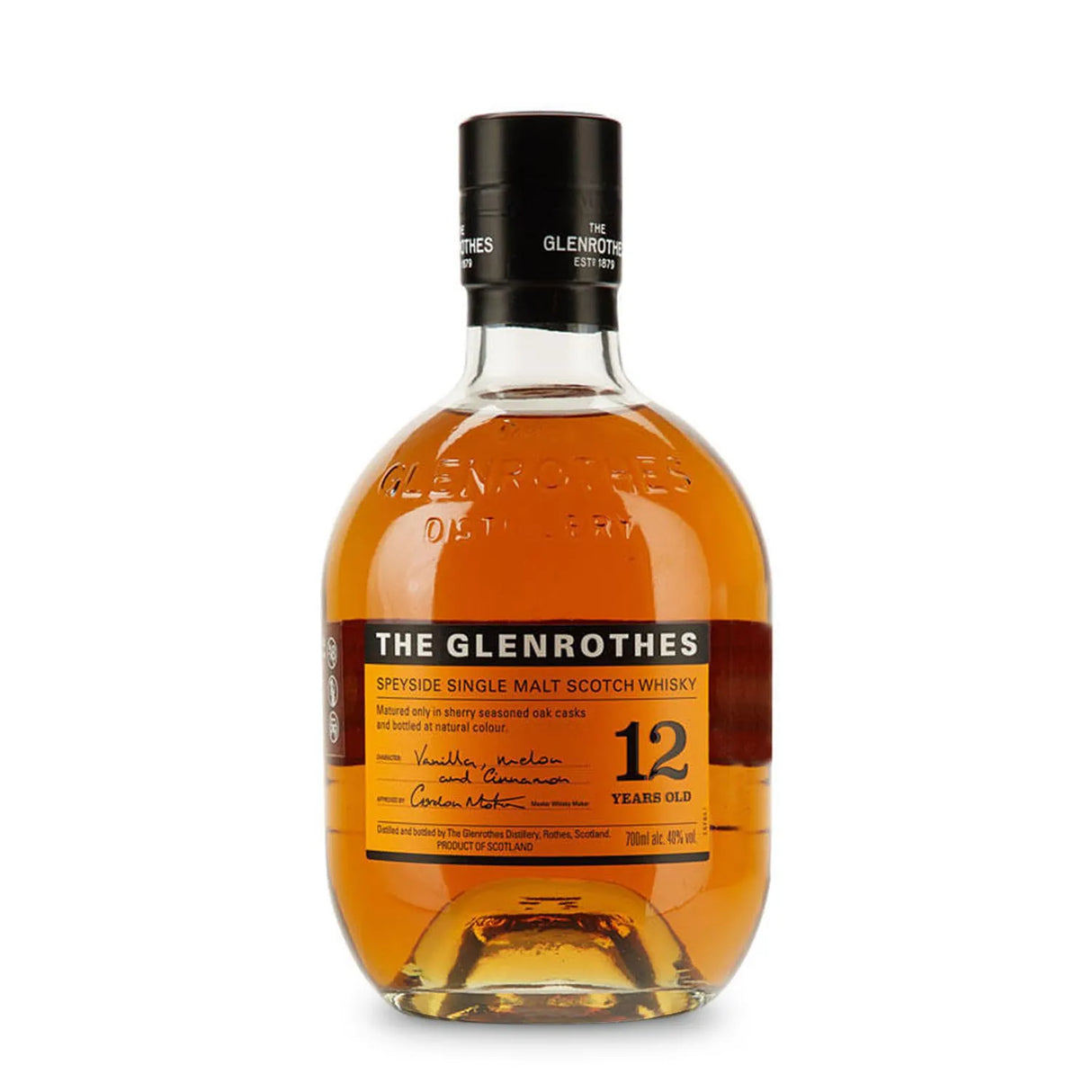 WHISKY 12 GLENROTHES SINGLE MALT 700ML