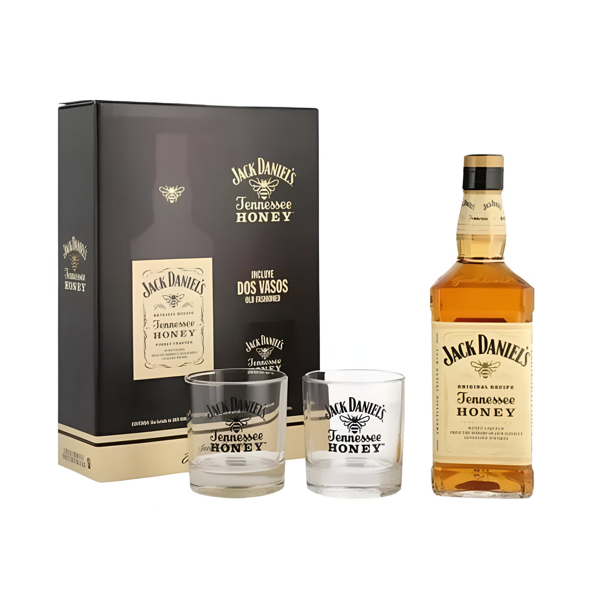 WHISKEY JACK DANIELS HONEY 700ML C/ VASOS