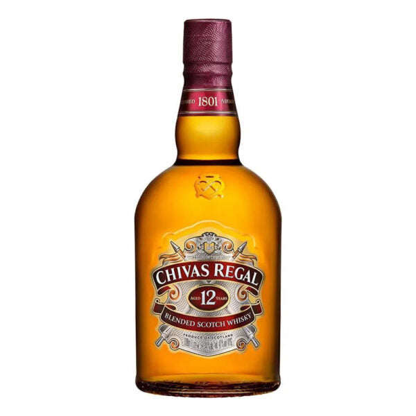 Chivas Regal 12 Year Old Whisky 1000ml – Vinosylicores.com