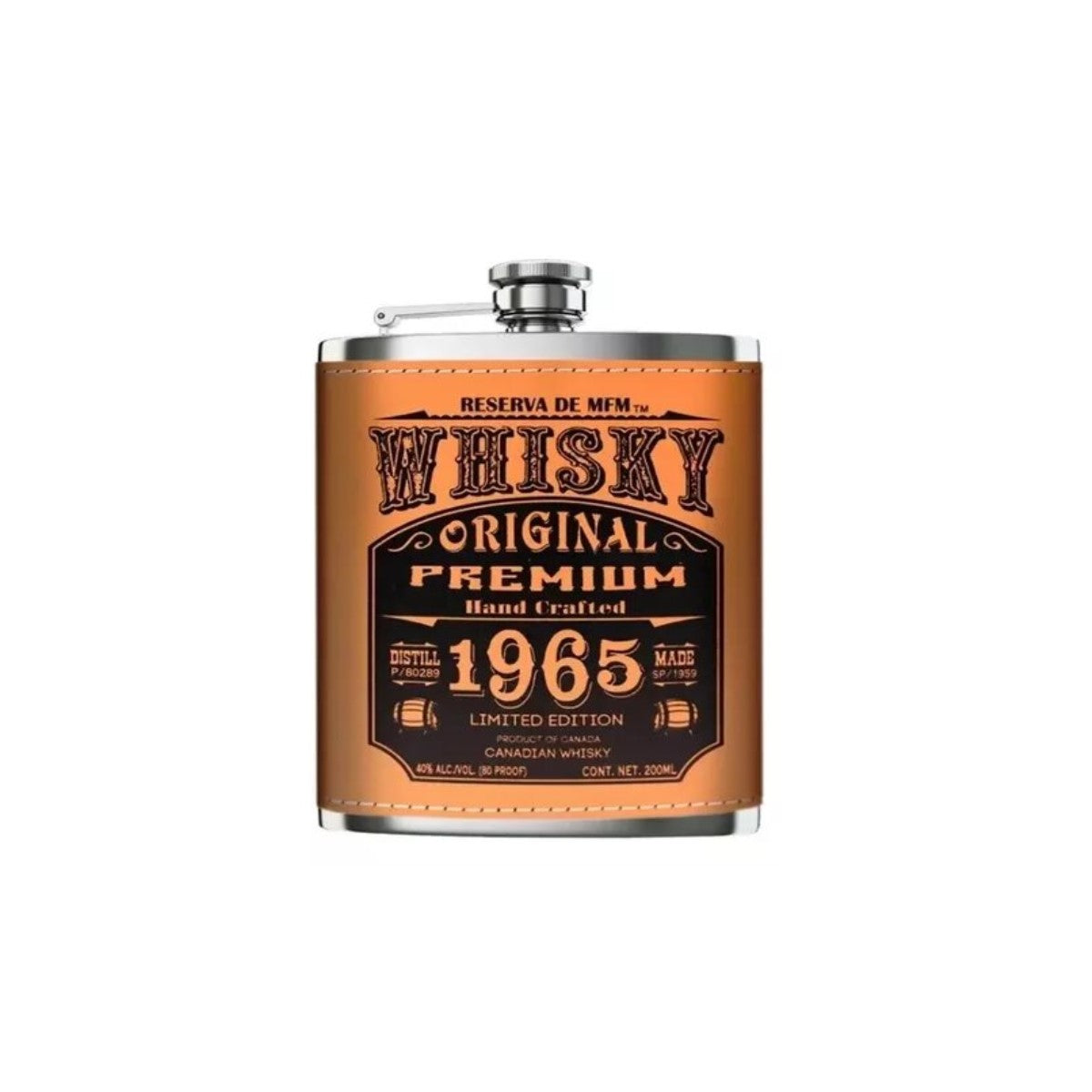 WHISKY RESERVA MFM FLASK 200