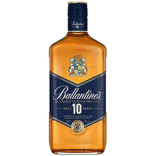 WHISKY BALLANTINES 10 AÑOS 700 ML - Vinosylicores.com