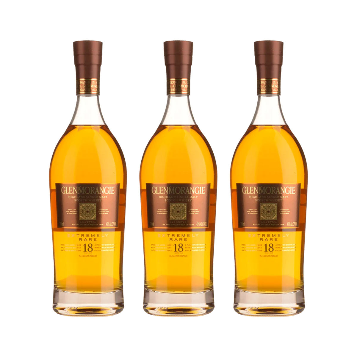 PACK DE 3 WHISKY 18 GLENMORANGIE 750ML