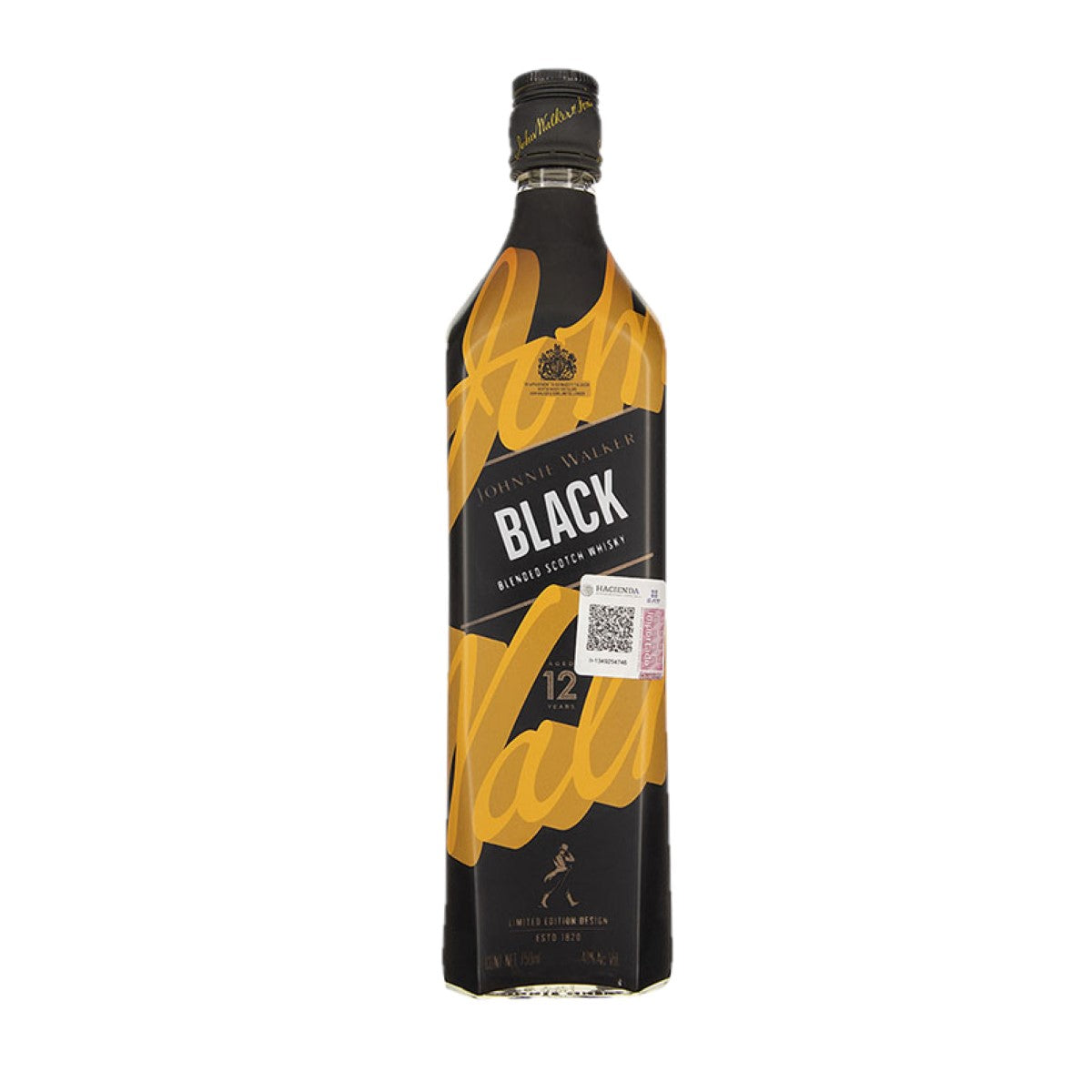 WHISKY 12 ETIQUETA NEGRA JOHN WALKER ICONS 750ML