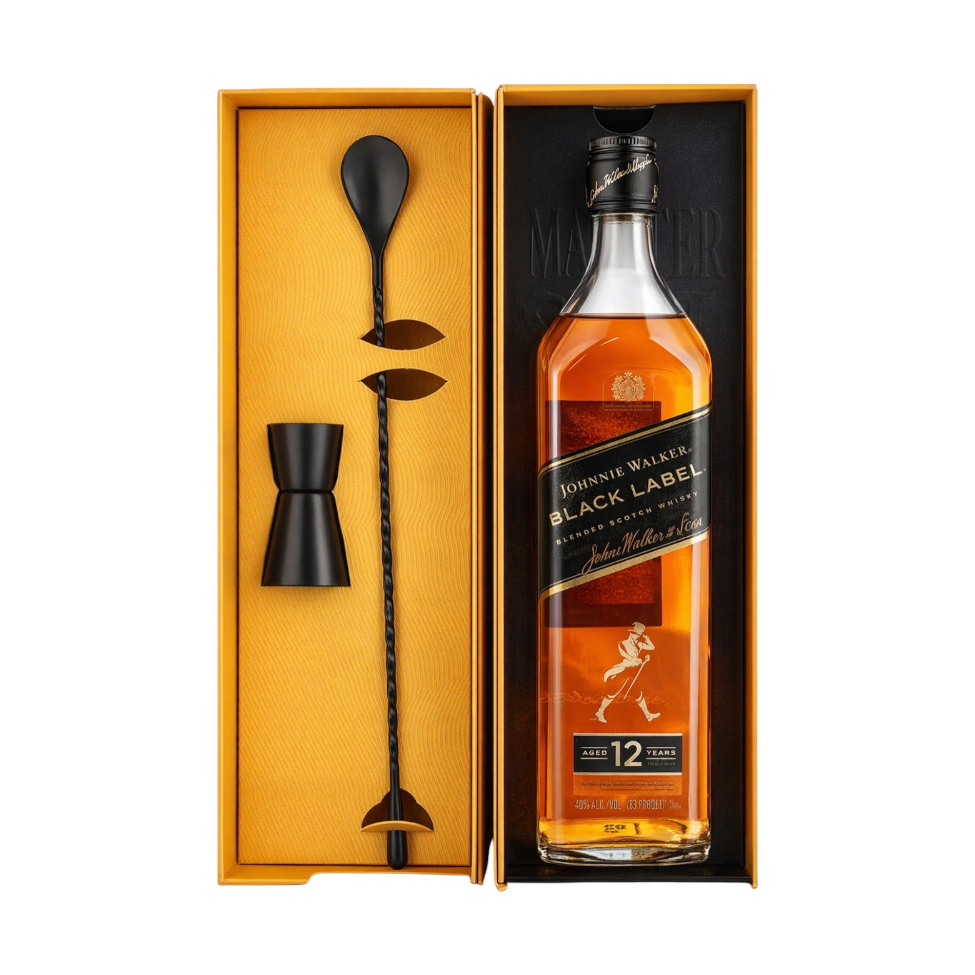 Whisky Johnnie Walker Black Label 750ml Cocktail Kit – Vi