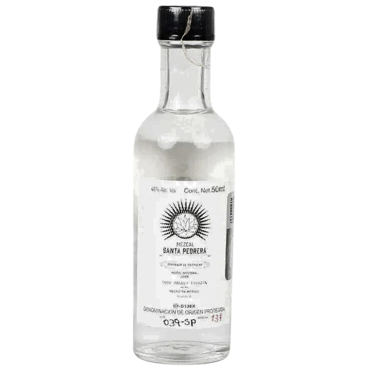 MINI MEZCAL SANTA PEDRERA JOVEN 50 ML