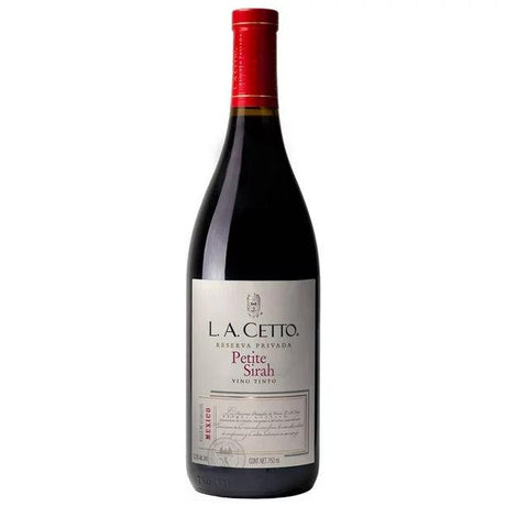 VINO TINTO L.A. CETTO PETITE SIRAH RESERVA PRIVADA 750ML - Vinosylicores.com