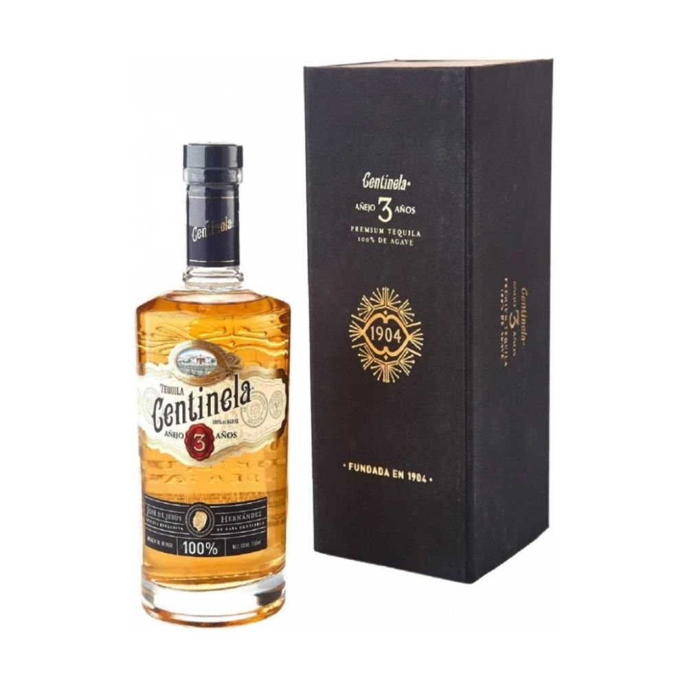 TEQUILA CENTINELA 1904 AÑEJO 3 AÑOS 750ML