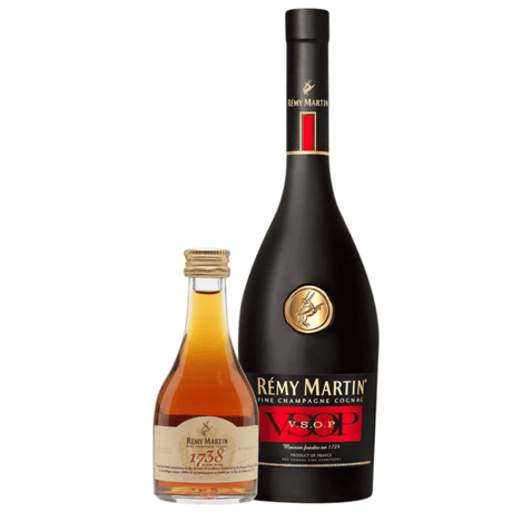 COGNAC REMY MARTIN VSOP 700ML + COGNAC 1738 50ML - Vinosylicores.com