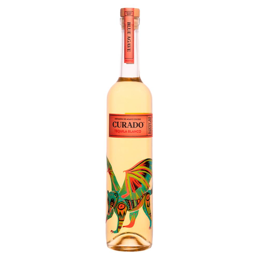 TEQUILA CURADO AGAVE AZUL BLANCO 750 ML