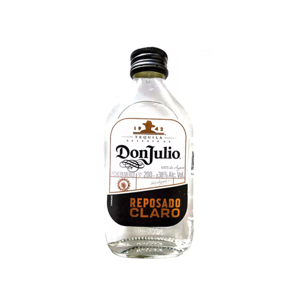 TEQUILA CRISTALINO REPOSADO 100% DON JULIO CLARO 200ML