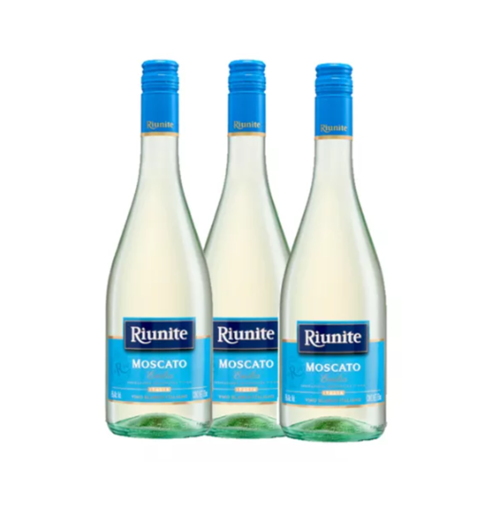 PACK DE 3 VINO BLANCO RIUNITE MOSCATO 750ML