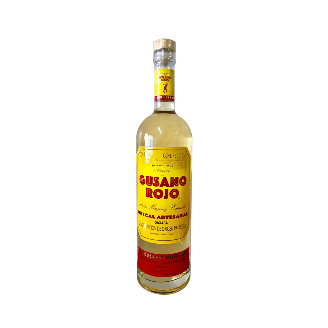 Mezcal Gusano Rojo Artesanal Espadí­n 500ml