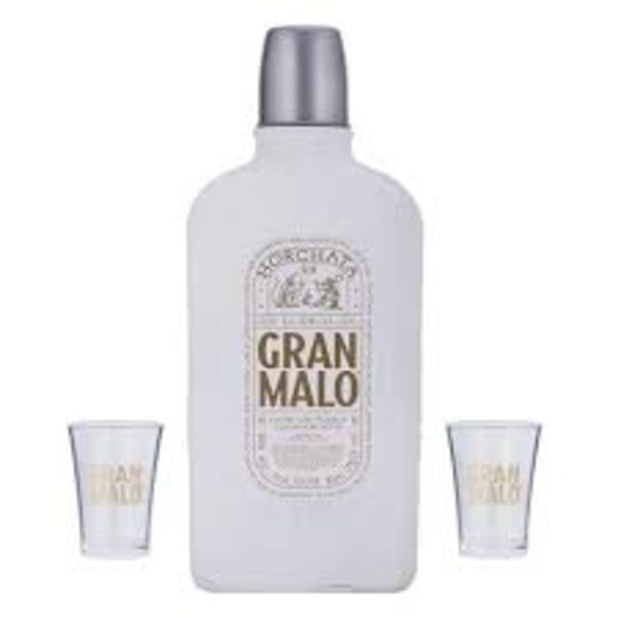 LICOR TEQUILA GRAN MALO HORCHATA 750ML CON 2 SHOTS