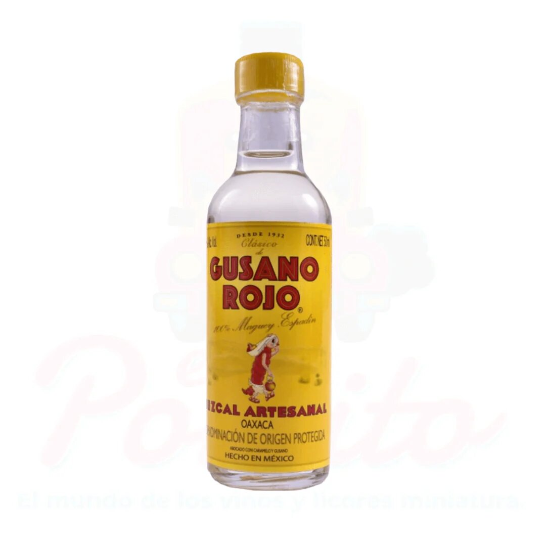 MEZCAL GUSANO ROJO 50ML