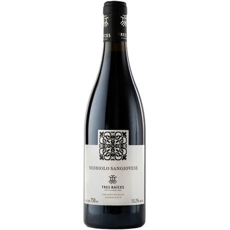 VINO TINTO TRES RAICES NEBBIOLO-SANGIOVESE 750 ML - Vinosylicores.com