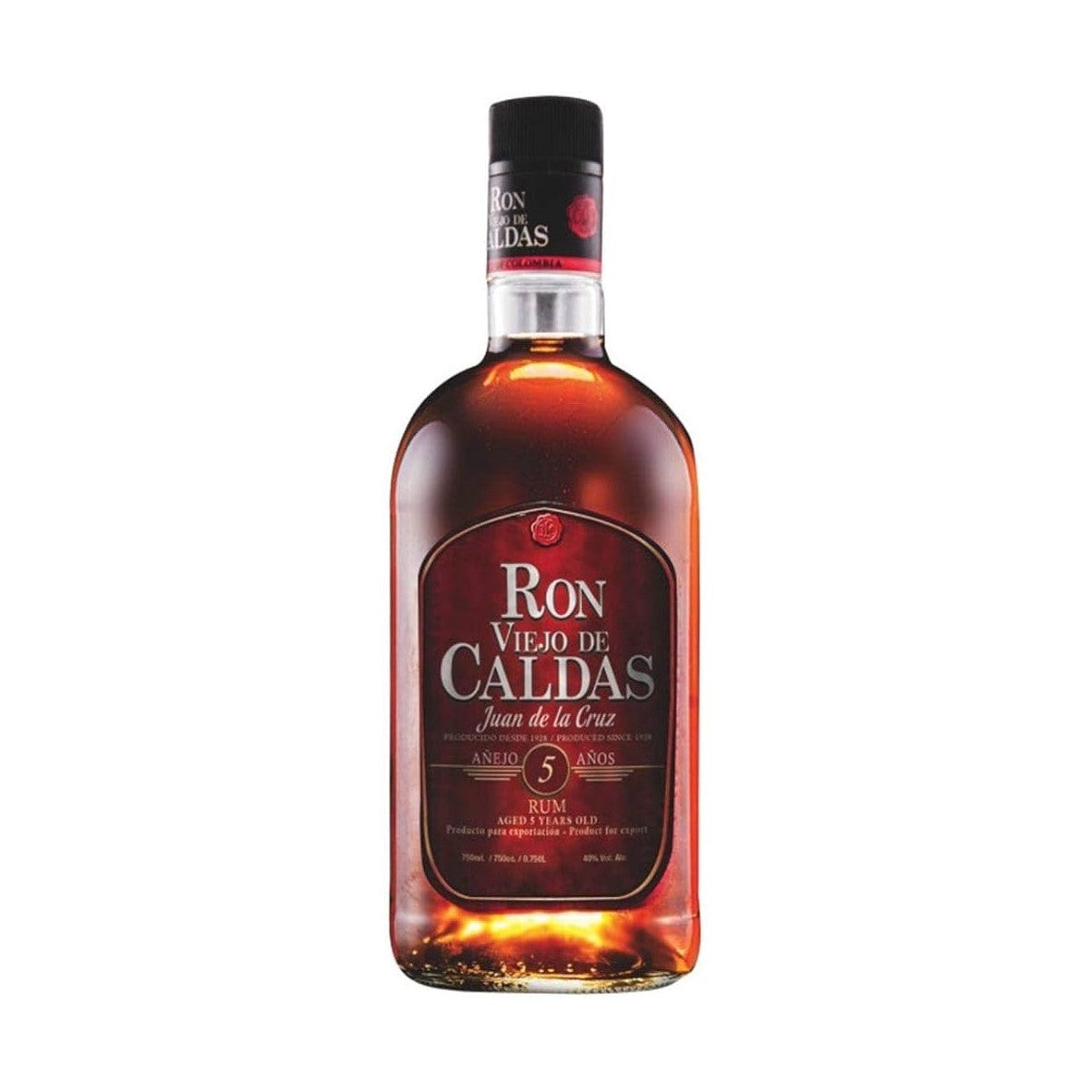 RON VIEJO DE CALDAS AÑEJO 5 AÑOS 750ML