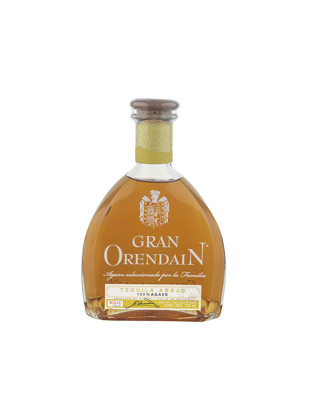 TEQUILA AÑEJO 100% GRAN ORENDAIN 750ML