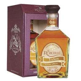 TEQUILA EXTRA AÑEJO 100% EL ROBLERAL 750ML