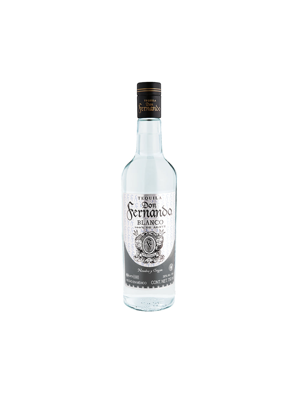 TEQUILA BLANCO 100% DON FERNANDO TKO C/ESTUCHE 750ML