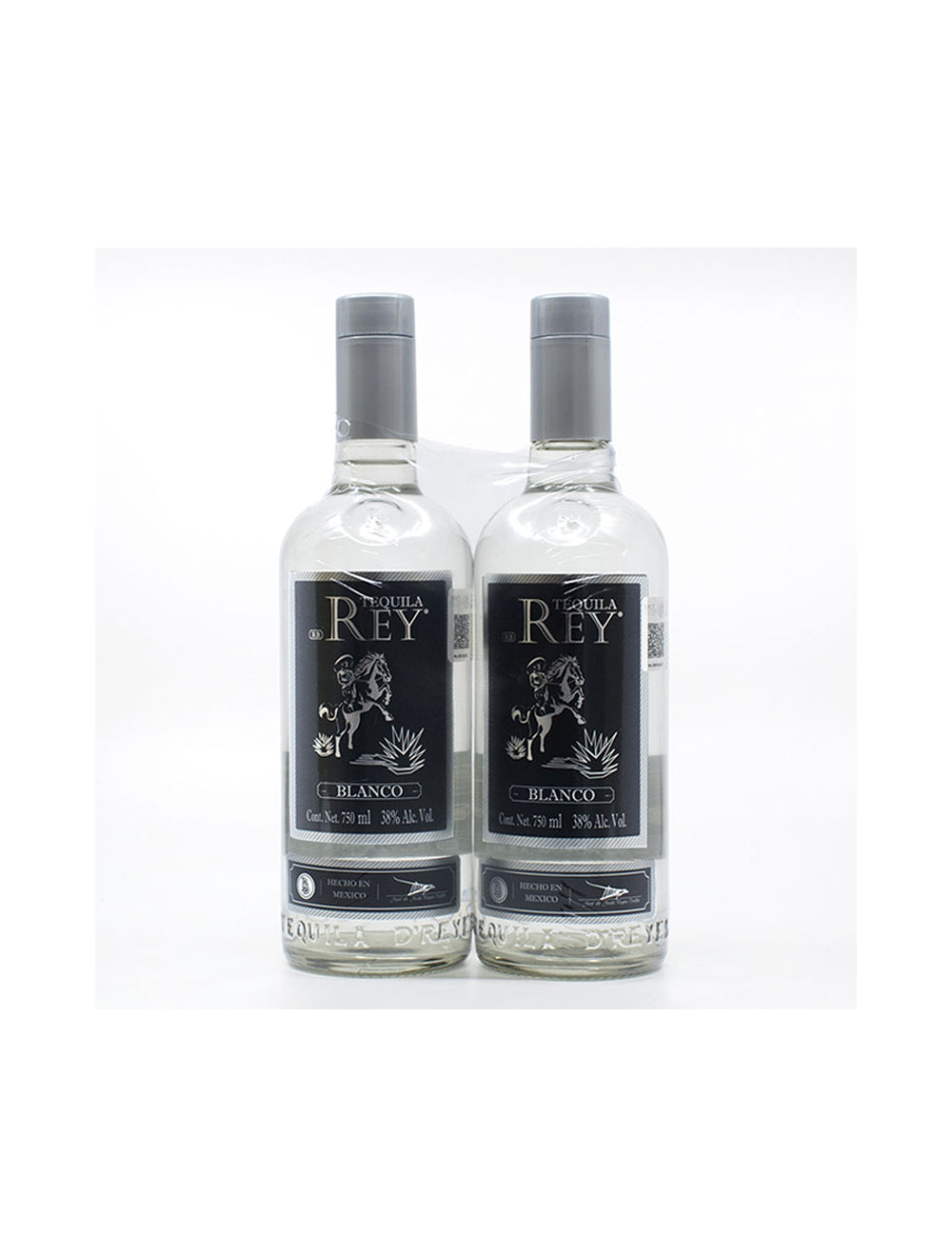 DUO TEQUILA BLANCO REY 750 ML