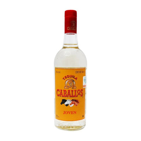 Tequila 3 Caballos Joven 250 ml - Vinosylicores.com