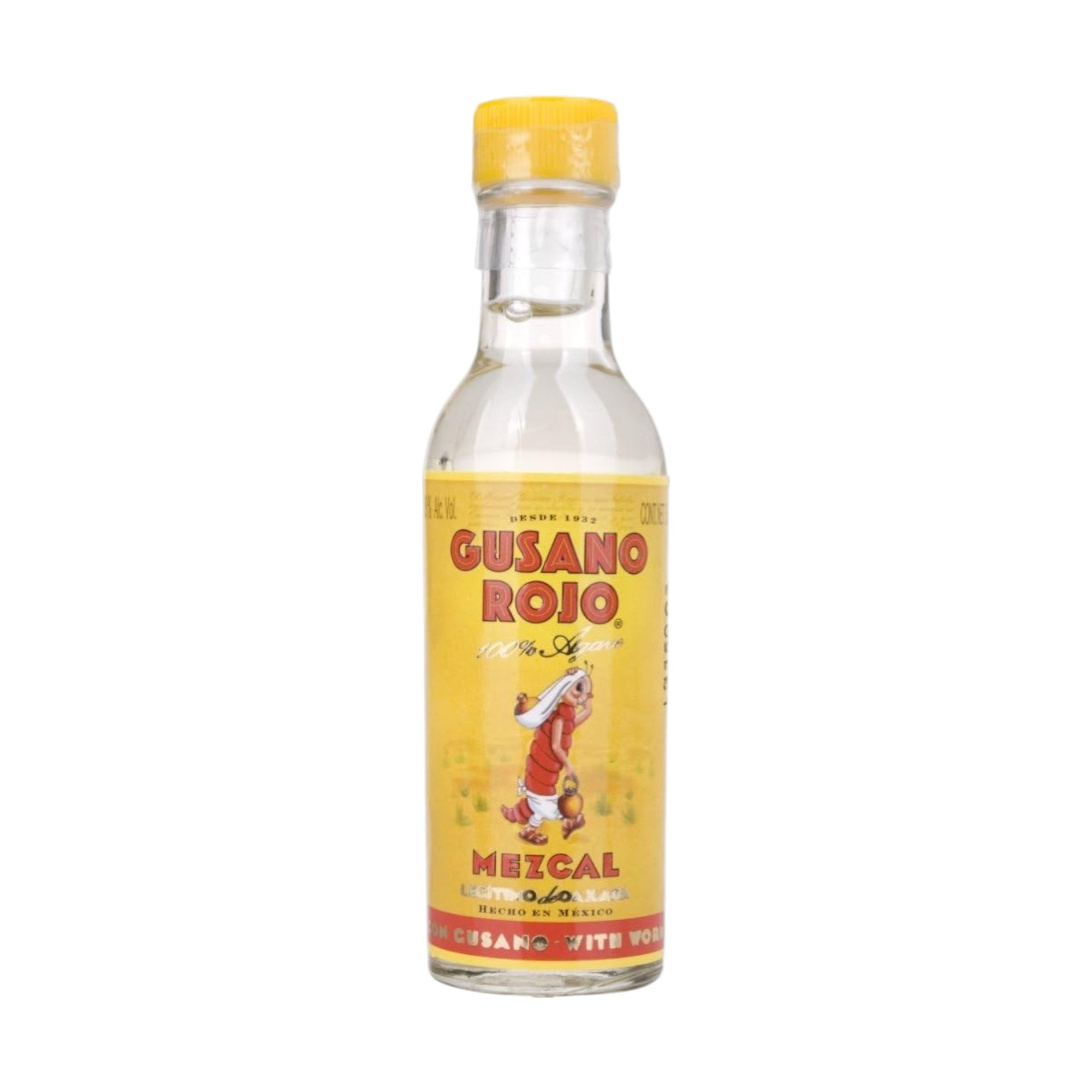 Mezcal Gusano Rojo Mini 50ml – Vinosylicores.com