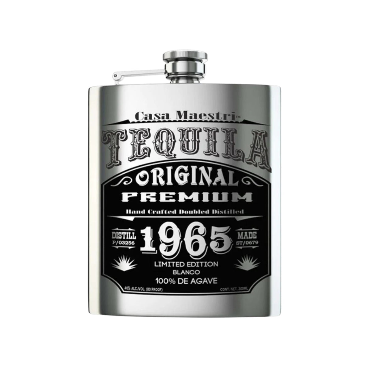 Tequila Casa Maestri Blanco Flask 200ml