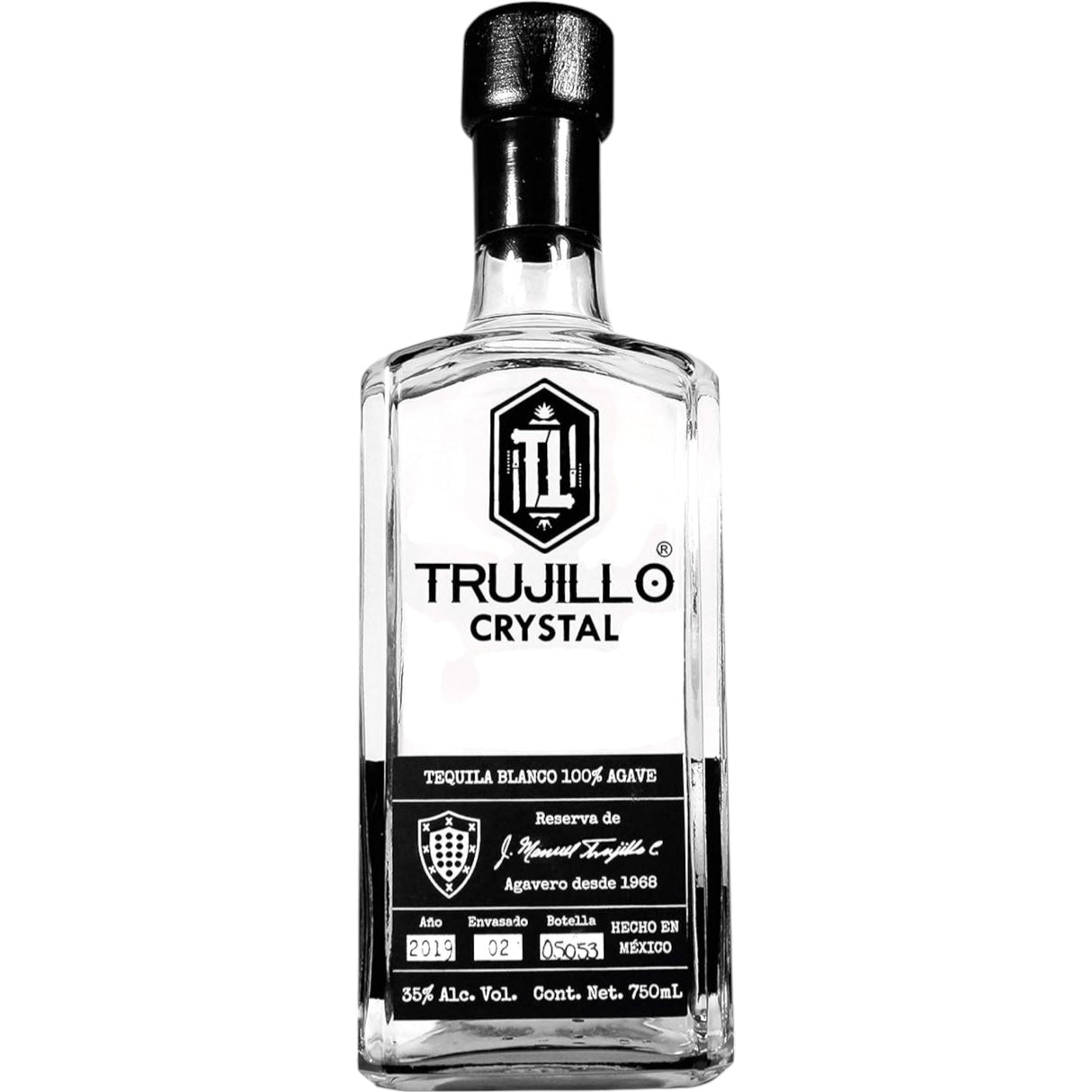 Trujillo Crystal Blanco Tequila 750ml