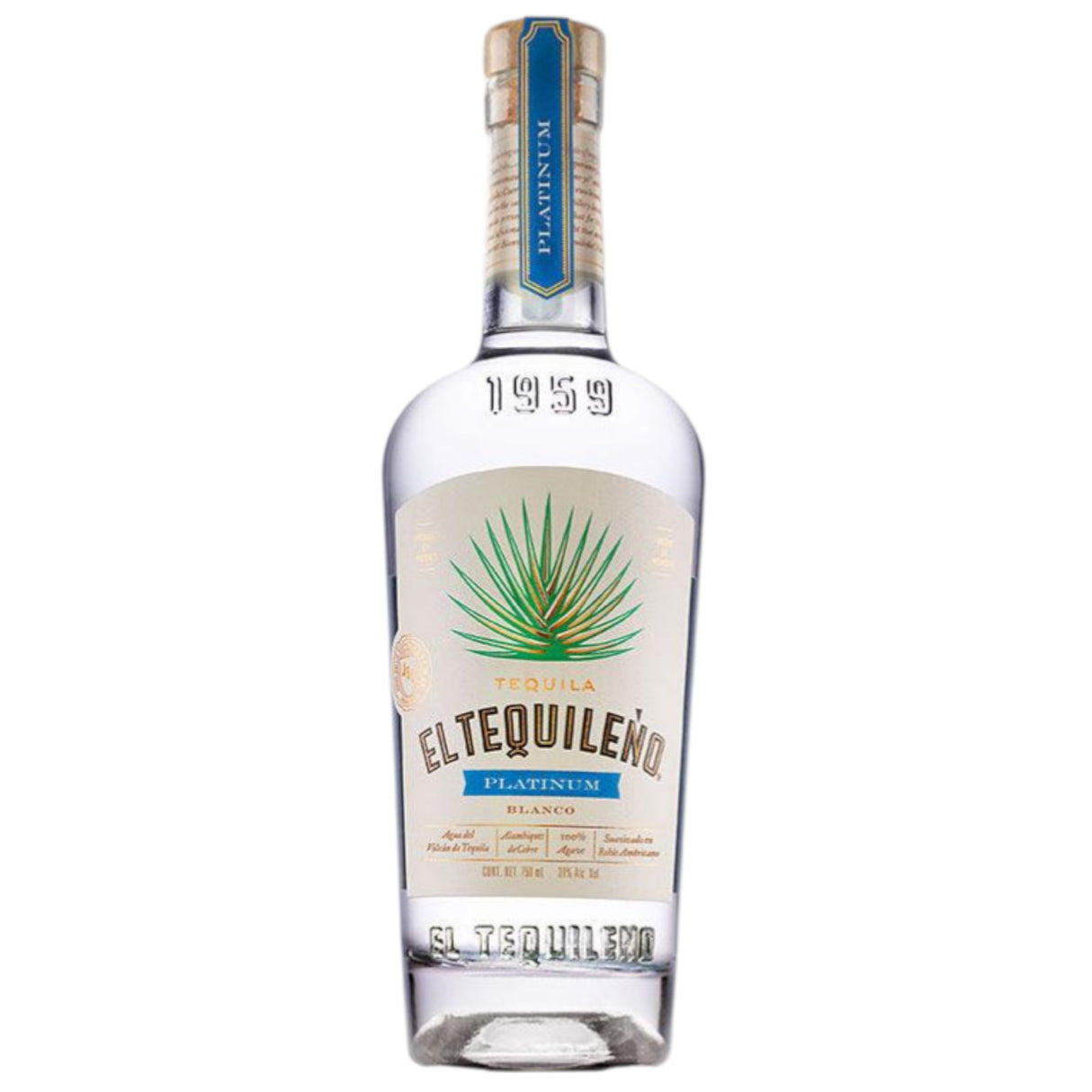 100% TEQUILEÑO WHITE TEQUILA 750ML
