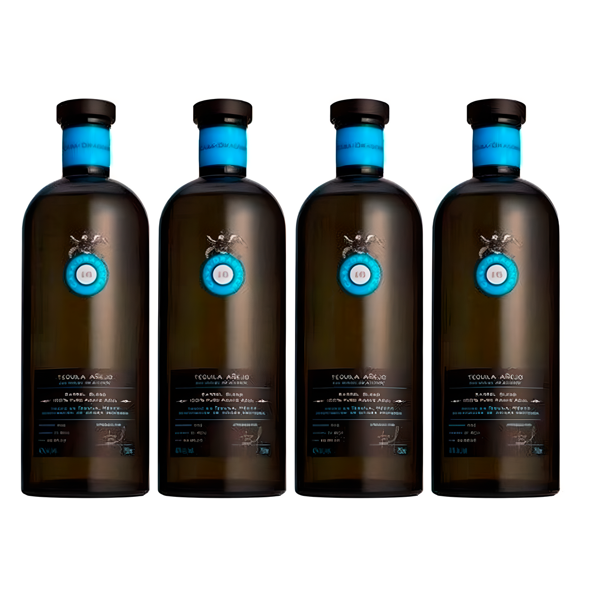 4 Pieces of Casa Dragones Añejo Tequila 750ml