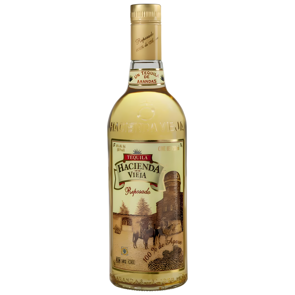 Tequila Hacienda Vieja Reposado 750ml