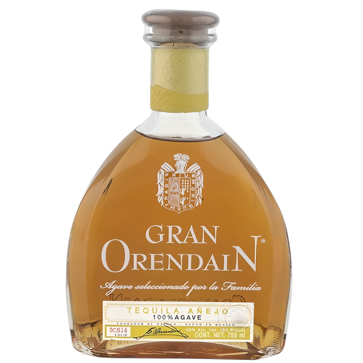 100% Gran Orendain Aged Tequila 750ml