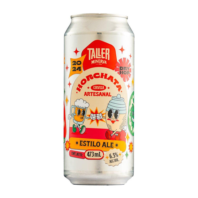CERVEZA MINERVA TALLER HORCHATA LT 473 - Vinosylicores.com
