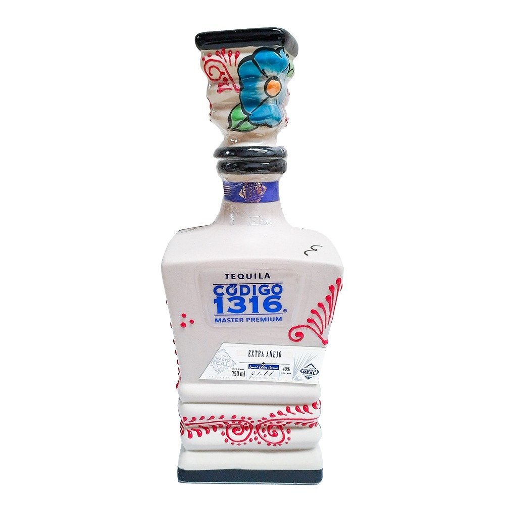 TEQUILA EXTRA AÑEJO 100% 1316 EDICION CALAVERAS 750ML