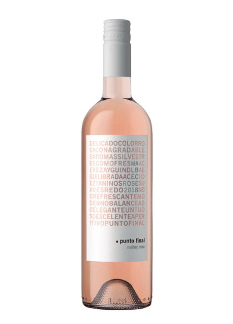 VINO ROSADO PUNTO FINAL MALBEC ROSE 750 ML - Vinosylicores.com