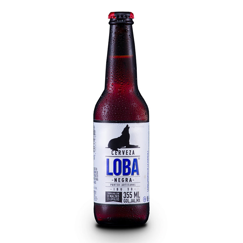 CERVEZA LOBA NEGRA PORTER 355ML