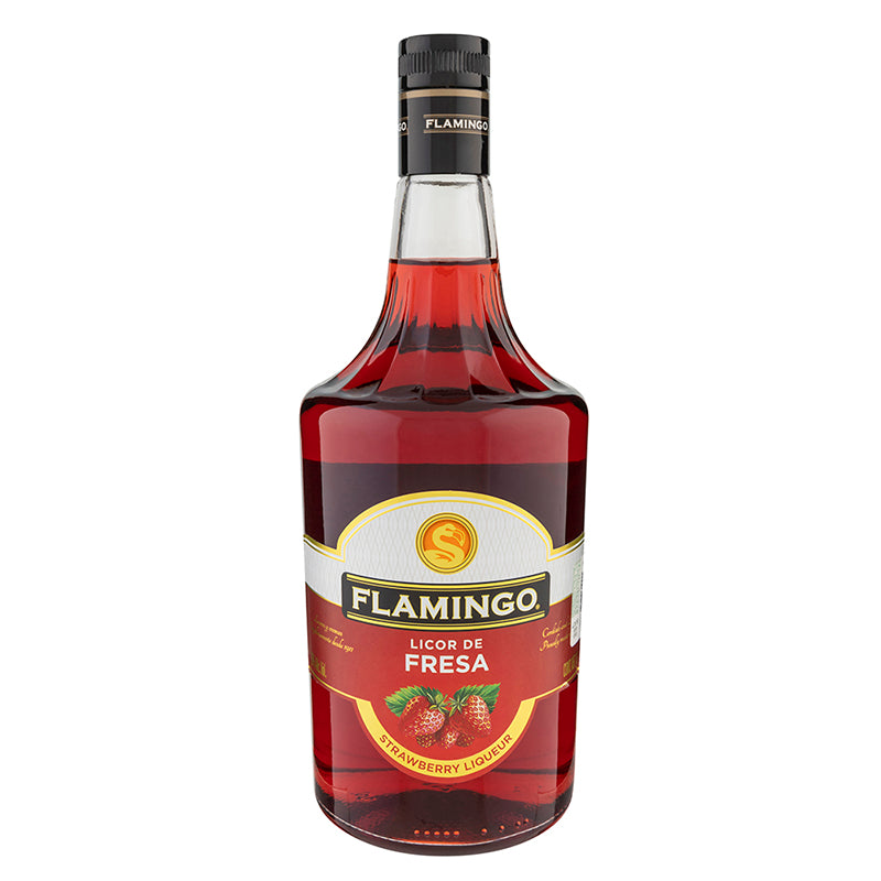 LICOR DE FRESA FLAMINGO 1000ML