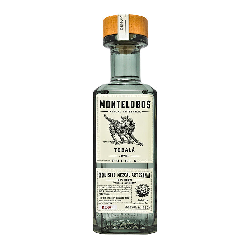 MEZCAL JOVEN 100% MONTELOBOS TOBALA 750ML