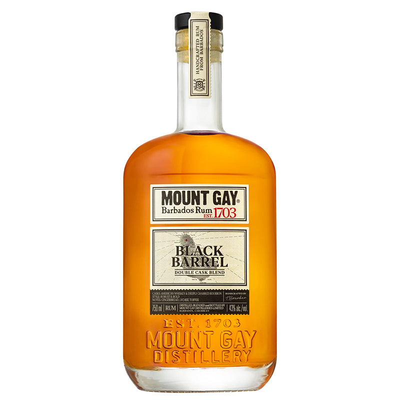 RON MOUNT GAY BLACK BARREL DOBLE CASK BLEND 750ML