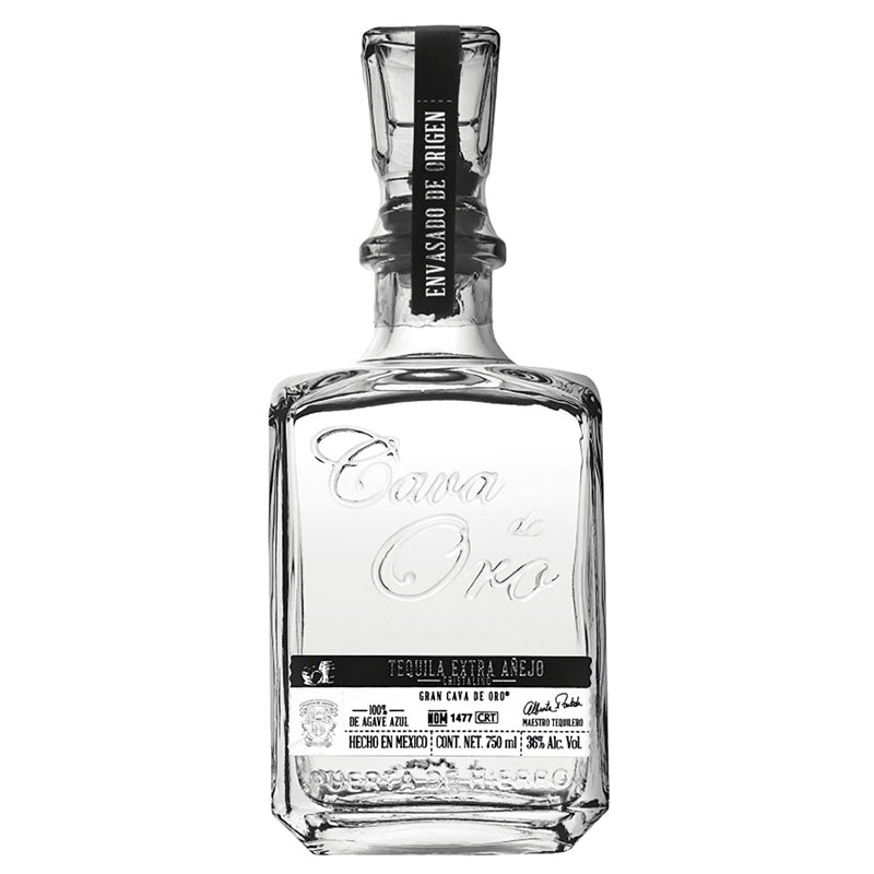 TEQUILA AÑEJO 100% CRISTALINO CAVA DE ORO 750ML