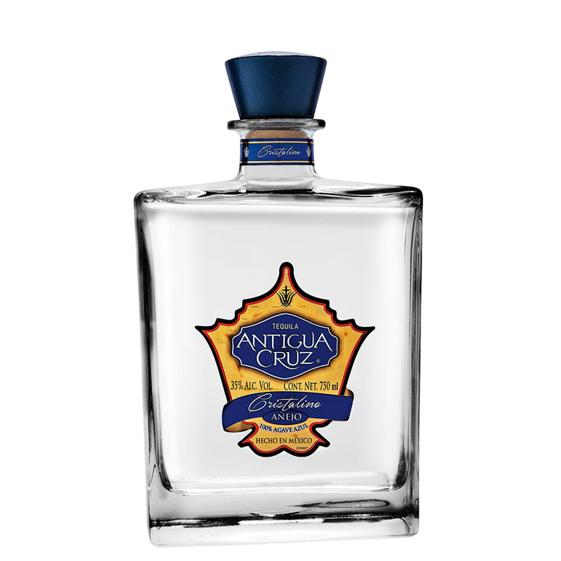 TEQUILA CRISTALINO AÑEJO 100% ANTIGUA CRUZ 750ML