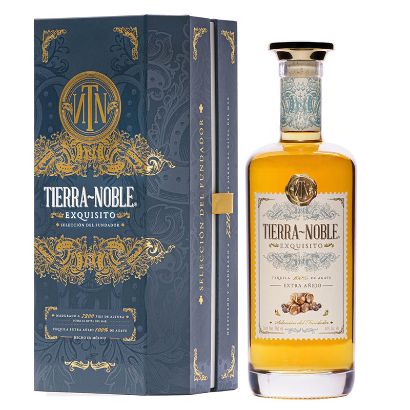 TEQUILA EXTRA AÑEJO 100% TIERRA NOBLE EXQUISITO 750ML