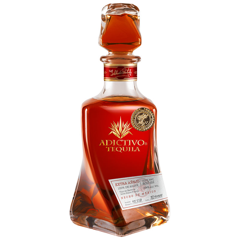 TEQUILA EXTRA AÑEJO 100% ADICTIVO 750ML