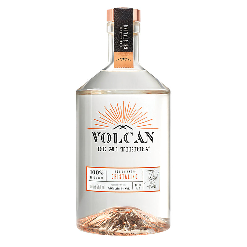 TEQUILA CRISTALINO AÑEJO 100% VOLCAN DE MI TIERRA 750ML