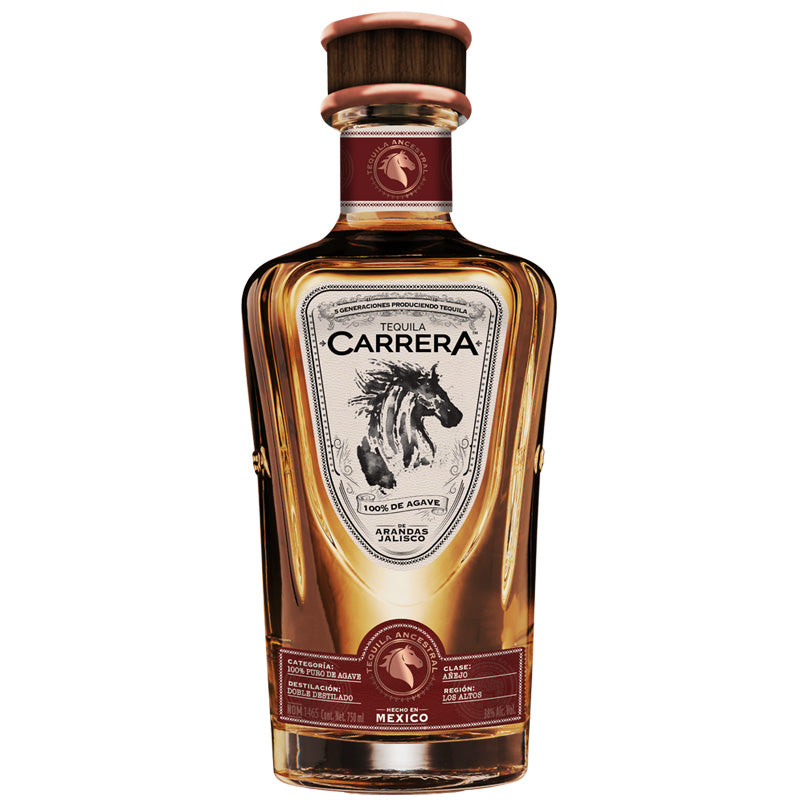 TEQUILA AÑEJO.100% CARRERA750ML