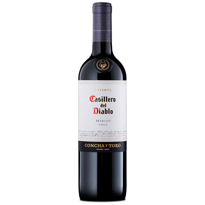 VINO TINTO CASILLERO DEL DIABLO MERLOT 750ML