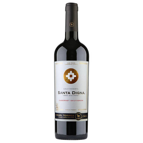 VINO TINTO SANTA DIGNA TORRES CABERNET S. 750ML - Vinosylicores.com